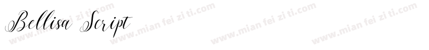Bellisa Script字体转换